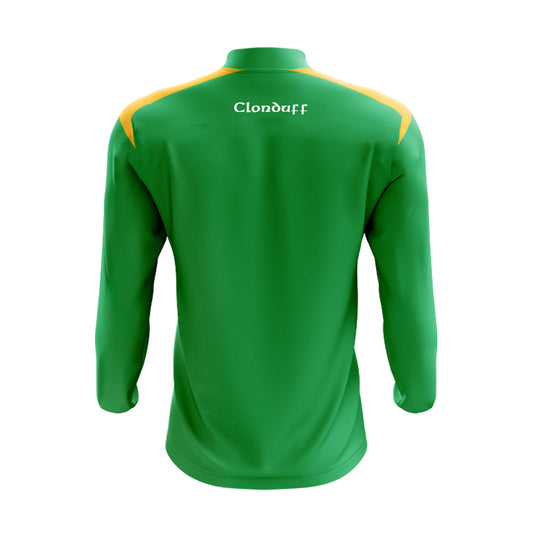 Clonduff Set Dancing Midlayer (1/4 Zip) Adroit Green Yellow White - Adults