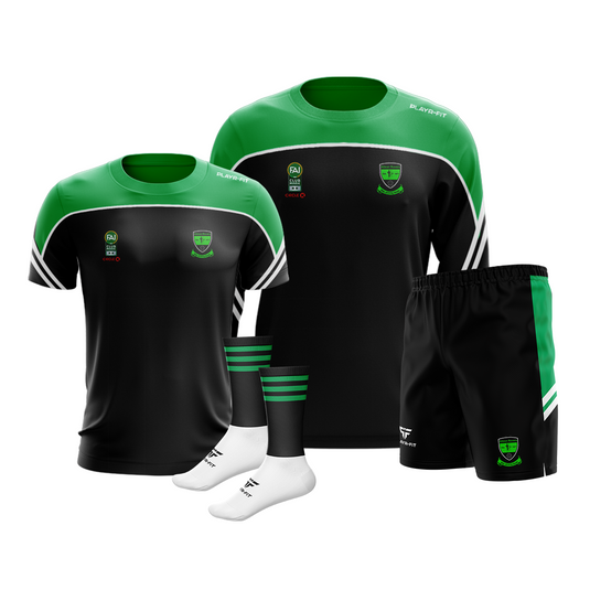 Albion Rovers FC Momentum Pack (Crewneck Momentum, T-Shirt Momentum, Leisure Shorts Momentum, Mid Socks Momentum) - Adults