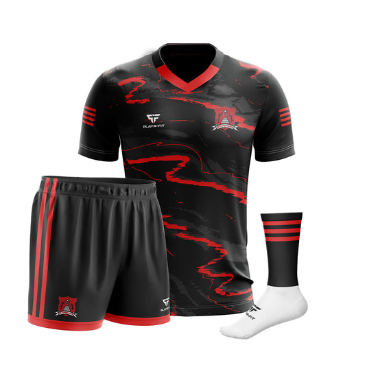 Kilmainham GFC Teamwear Pack 3 (Jersey Black, Cut&Sew Shorts, Mid Socks) - Adults
