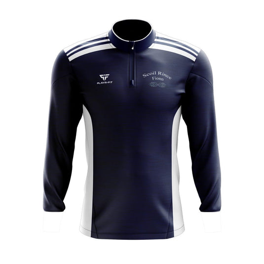 Scoil Rince Fionn Midlayer (1/4 Zip) Endure (Navy/White) - Adults