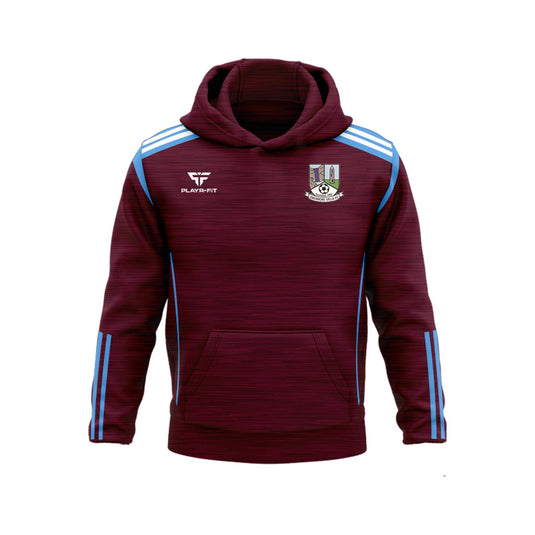 Dromore Villa FC Hoodie Adroit (Maroon/Blue) - Adults