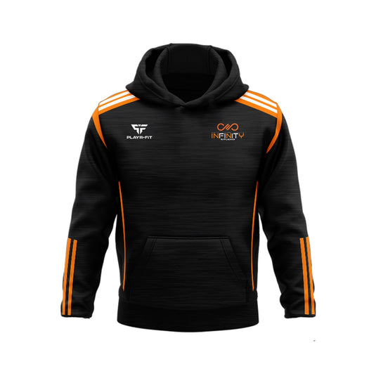 Infinity Studio Gym Hoodie Adroit (Black, Orange, White) - Adults