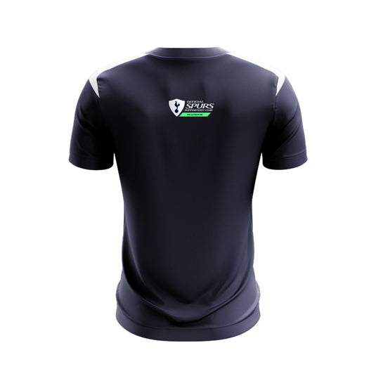 Mid Ulster Spurs Supporters Club T-Shirt Adroit (Navy/White) - Adults