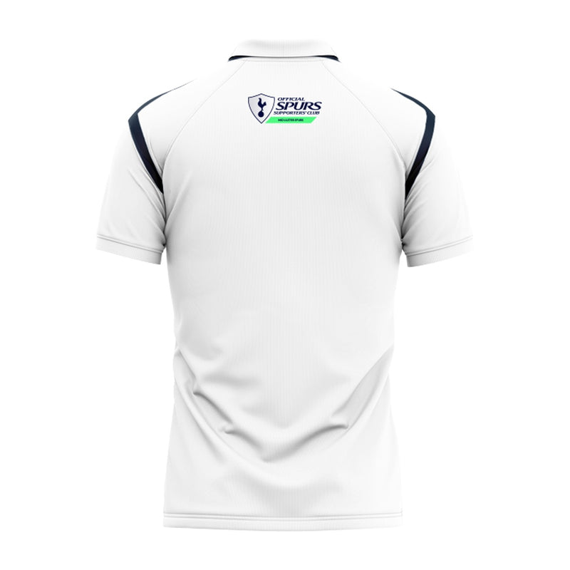 Load image into Gallery viewer, Mid Ulster Spurs Supporters Club Polo Adroit (White/Navy) - Adults
