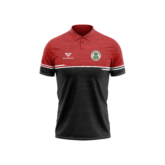 Ashgrove Ladies Polo Courage (Red/Black) - Adults