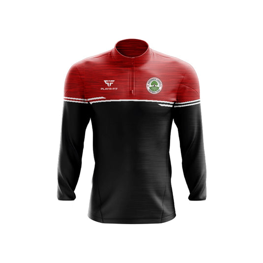 Ashgrove Ladies Midlayer (1/4 Zip) Courage (Black/Red) - Kids