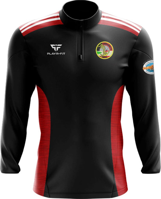 Dreadnots GFC Midlayer (1/4 Zip) Endure (Black/Red/White) - Adults