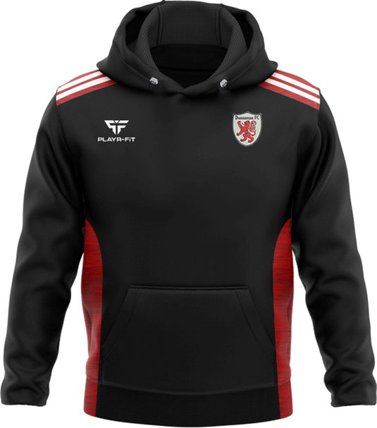 Dunnaman FC Hoodie Endure Red/Black - Adults