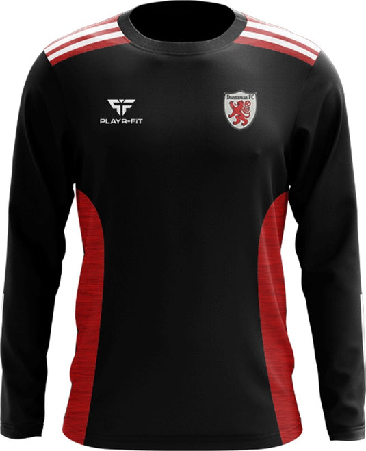 Dunnaman FC Crew Neck Endure Red/Black - Kids