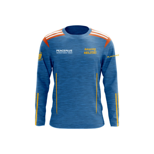 Amazing Abilities Crew Neck Adroit (Sky/Orange) - Kids