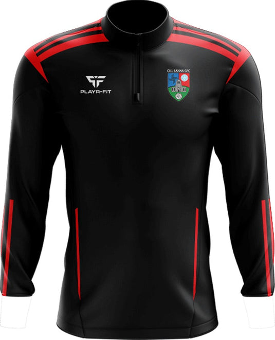 Killanny GFC Midlayer (1/4 Zip) Adroit (Black/Red) - Adults