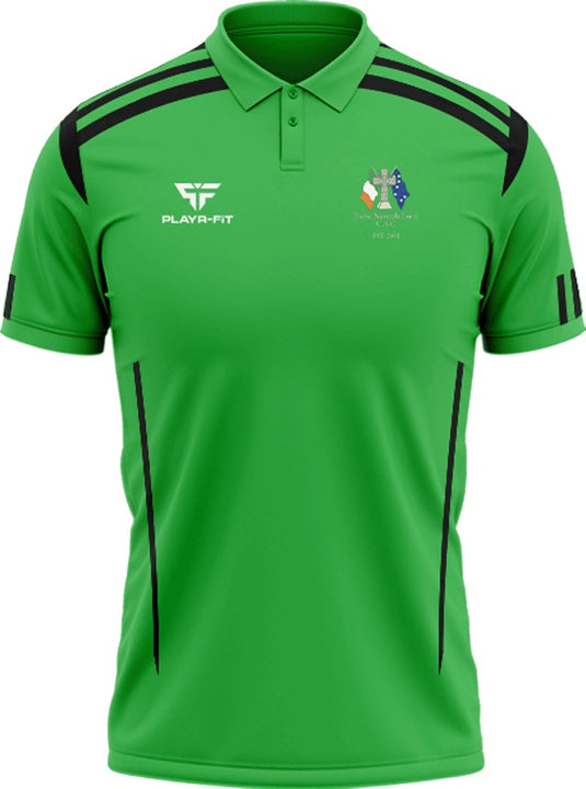 Pairc Naomh Eoin Celtic Supporters Club Waterford Polo Adroit (Green/black) - Adults