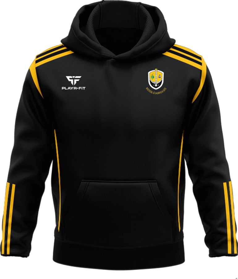 Load image into Gallery viewer, University of Glasgow GFC Hoodie Adroit (Black/Gold) - Kids

