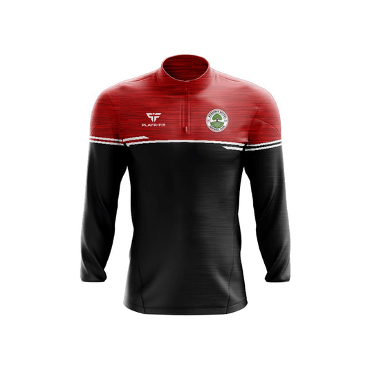 Ashgrove Rovers Midlayer (1/4 Zip) Courage (Black/Red) - Kids