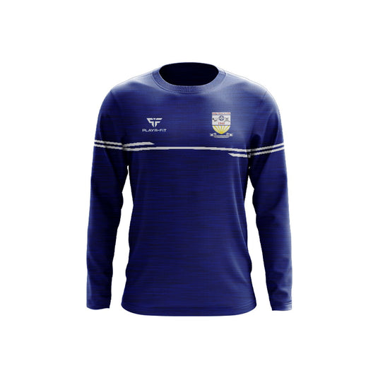 CLG Micheal Breathnach Crew Neck Courage Blue/White - Adults