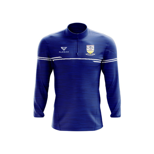 CLG Micheal Breathnach Midlayer (1/4 Zip) Courage Blue/White - Adults