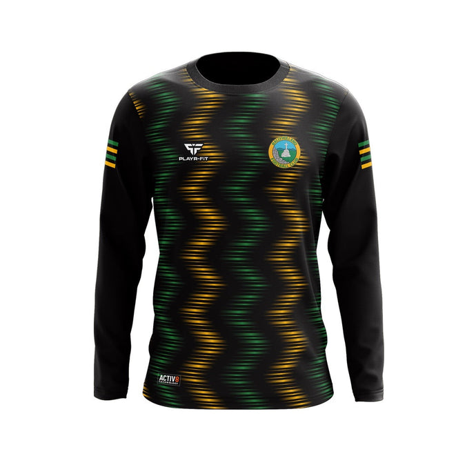 Ballyholland FC Activ8 Jersey A37 (Black/Green/YellowGold) - Kids