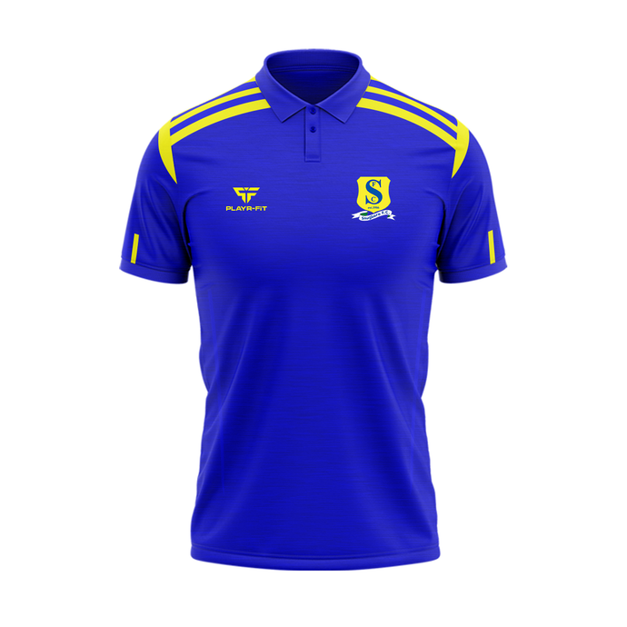 Snugboro FC Polo Adroit (Blue/YellowGold) - Kids
