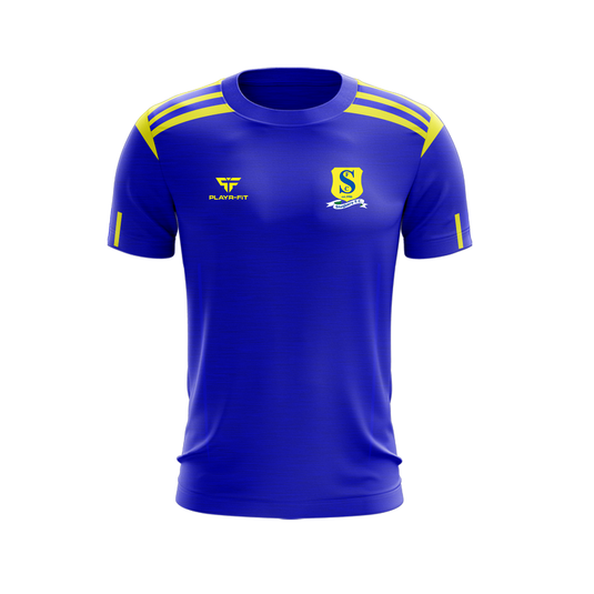 Snugboro FC T-Shirt Adroit (Blue/YellowGold) - Adults