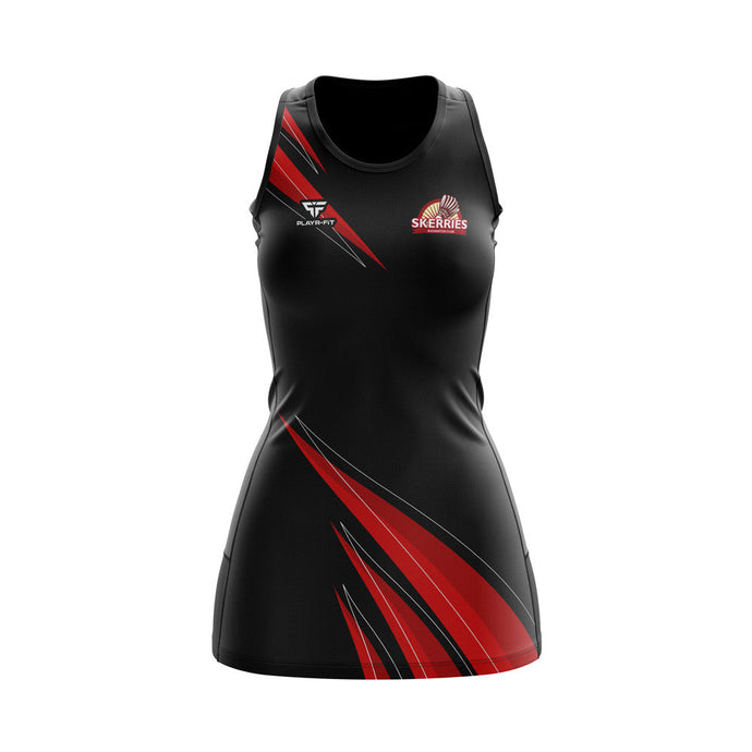 Skerries Badminton Club Badminton Dress (Black/Red) - Adults
