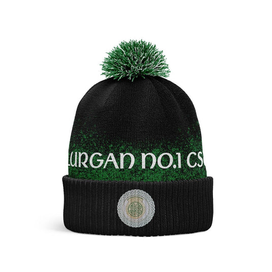Lurgan No1 Celtic Supporters Club Bobble Hat (Black) - Adults