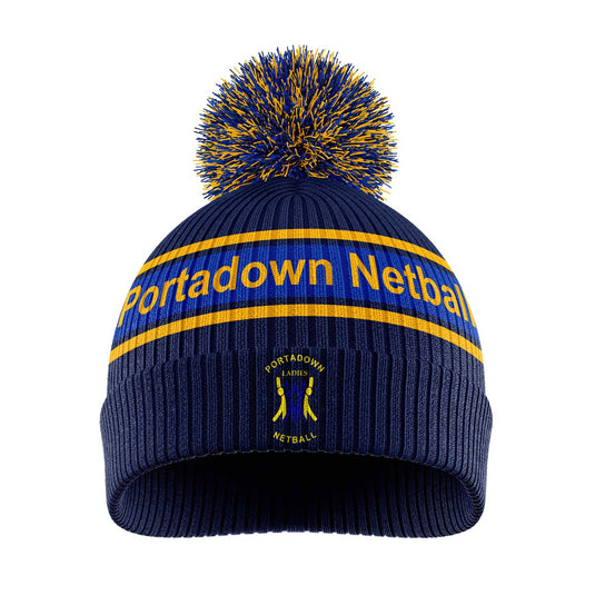 Portadown Netball Bobble Hat - Adults