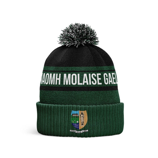 St Molaise Gaels Mens Club Gear  Bobble Hat - Adults