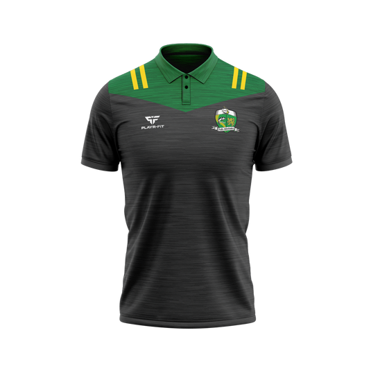 Bryansford GAC Polo Tenacity Black/Green/YellowGold - Kids