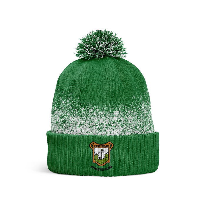 Castlegar AC Bobble Hat Green - Adults