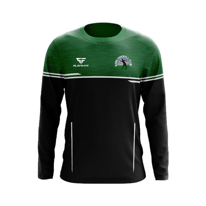 Bawn Handball Club Crew Neck Courage (Black/Green/White) - Adults