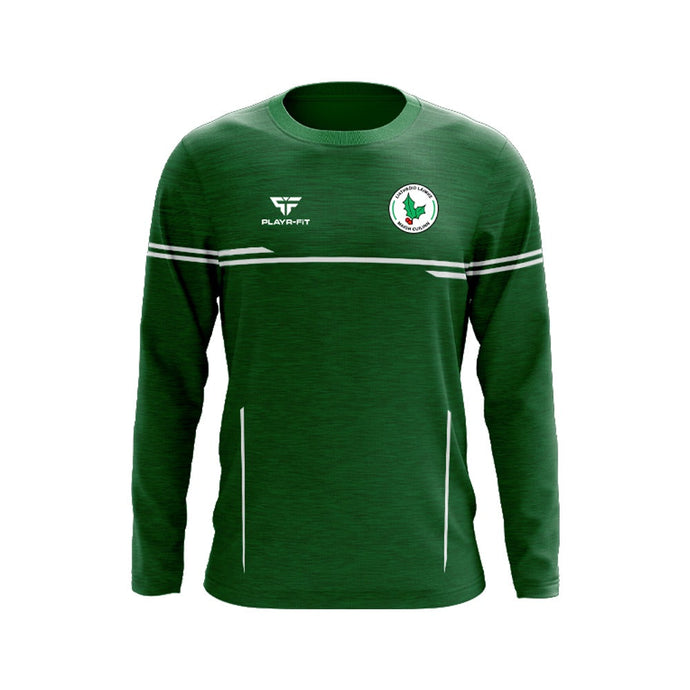 Moycullen Handball Crew Neck Courage (Green/White) - Adults
