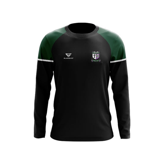 St Colmcilles HS Crossgar Staff Crew Neck Stellar (Black/Bottle/White) - Kids