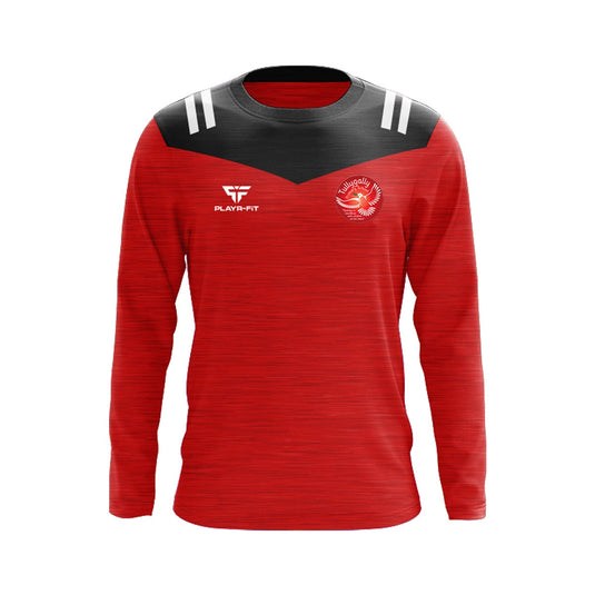 Tullygally Primary School Teachers Crew Neck Tenacity (Black/Red/White) - Kids