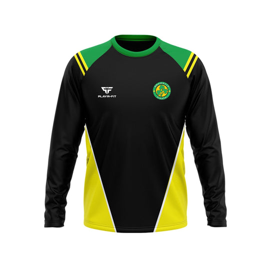 Shamrock Gaels Armagh Crew Neck Vigour (Black/Green/Yellow) - Adults