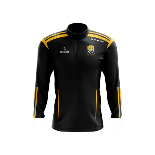 University of Glasgow GFC Midlayer (1/4 Zip) Adroit (Black/Gold) - Kids
