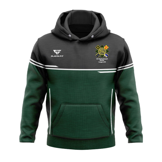 INF Lurgan Hoodie Courage (Black/Bottle) - Kids