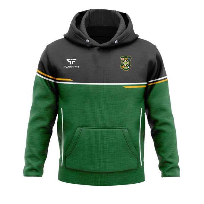 INDO Darts Hoodie Courage (Green/Black) - Adults