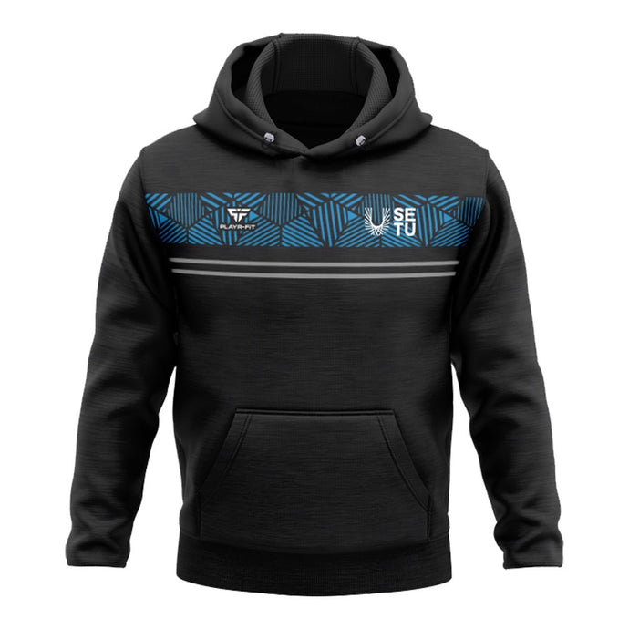 SETU Students Hoodie Optimum (Black/Sky) - Kids