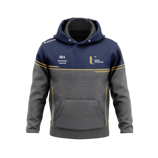UU Paramedic Lecturer Hoodie Courage (Grey/Navy/Gold) - Adults