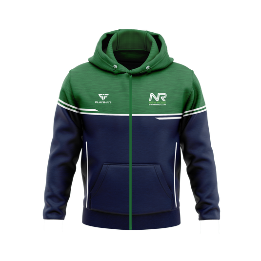 New Ross Swimming Club Full Zip Hoodie Courage (Navy/Green/White) - Adults
