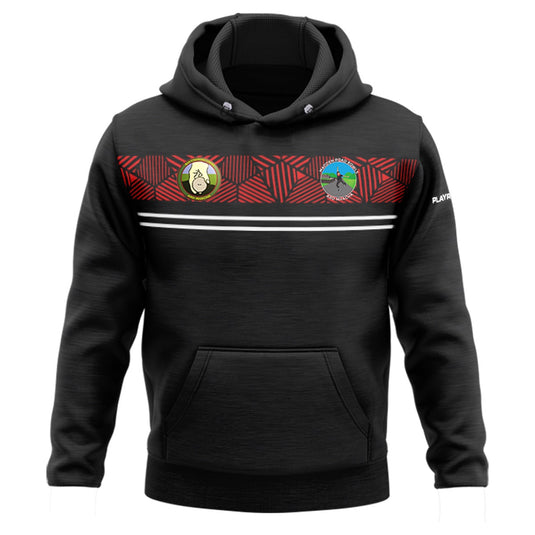 Madden Road Bowls Hoodie Optimum (Black/Red/White) - Adults