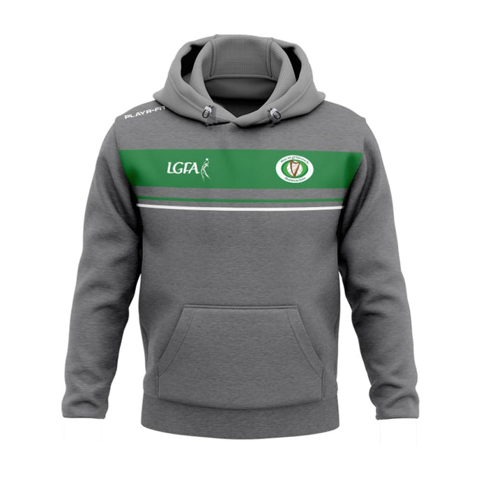 Monaghan Harps Ladies Hoodie Optimum (Grey/Green/White) - Kids