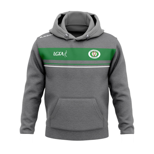 Monaghan Harps Ladies Hoodie Optimum (Grey/Green/White) - Kids