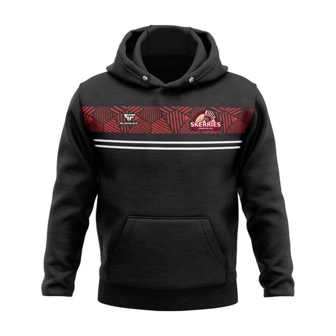 Skerries Badminton Club Hoodie Optimum (Black/Red/White) - Kids