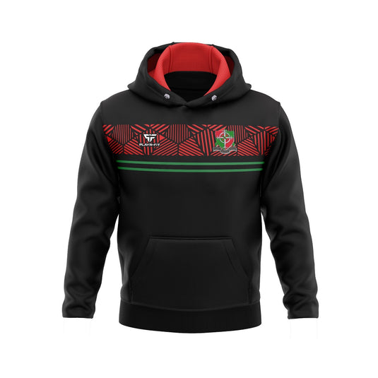 St Josephs Boys High School Newry Staff Hoodie Optimum (Black/Red/Green) - Adults