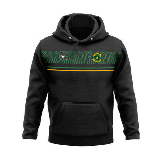 St Patricks PS Aghacommon Staff Hoodie Optimum (Black/Green/YellowGold) - Adults