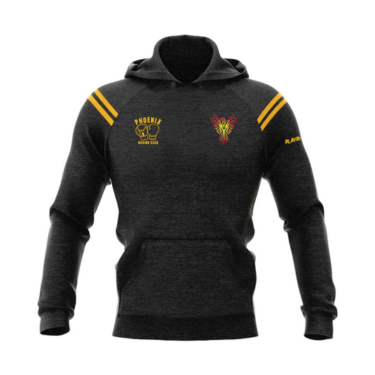 Phoenix Boxing Club Hoodie Vigour (Black/YellowGold) - Adults