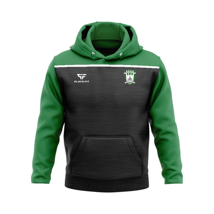 Killylough FC Hoodie Spirit (Black/Green) - Kids