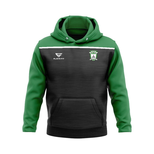 Killylough FC Hoodie Spirit (Black/Green) - Adults