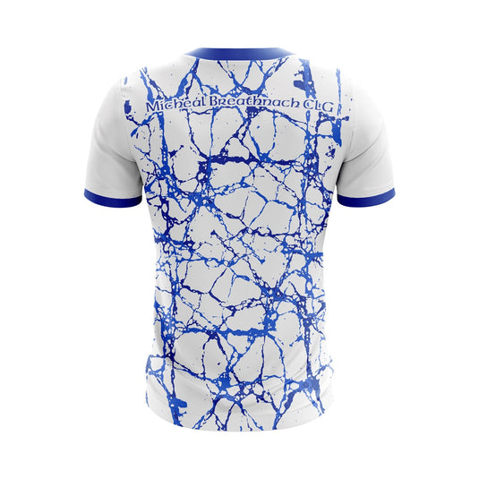 CLG Micheal Breathnach Jersey F04 White/Blue - Adults